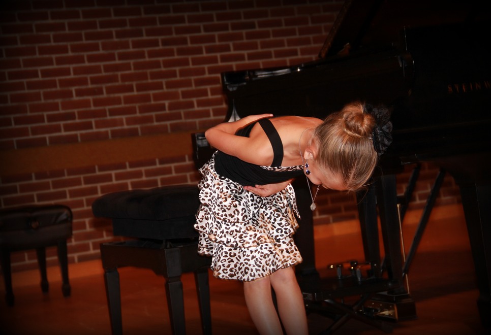 Taking A Bow After a Job Well Done